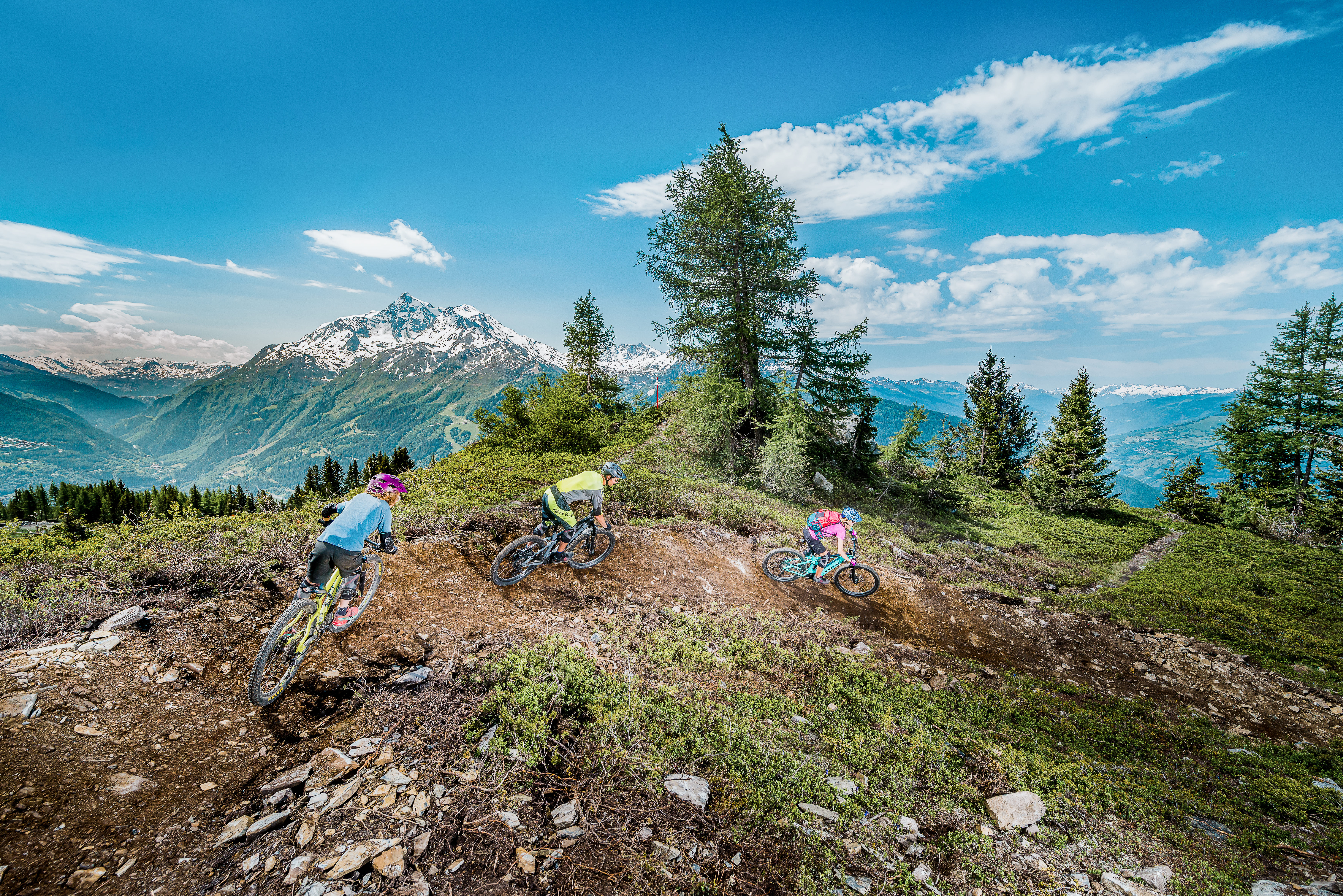 Mountainbike in La Rosière